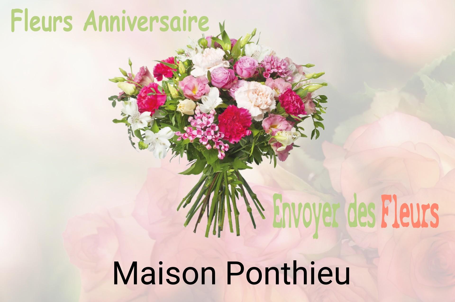 Bouquet de fleurs d’anniversaire livré à Maison-Ponthieu