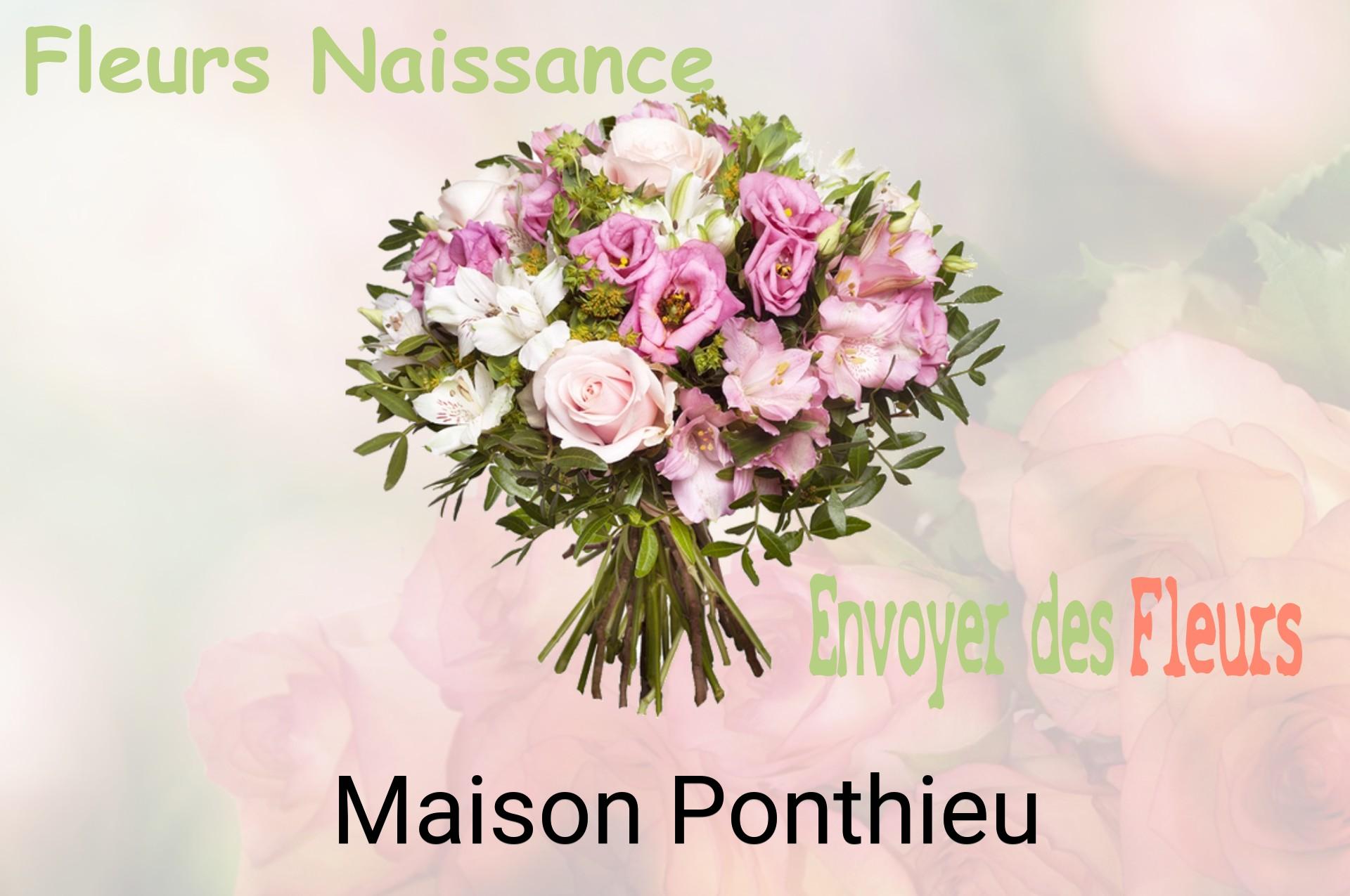 Bouquet de fleurs de naissance livré à Maison-Ponthieu